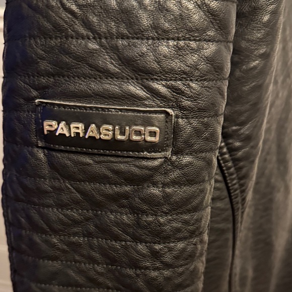 Parasuco Black Leather Jacket - Picture 2 of 9